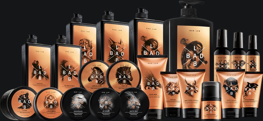 BAD LAB men's grooming product range